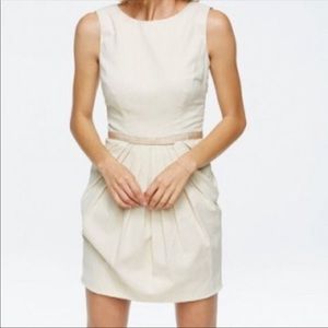 Paper crown linen playa dress